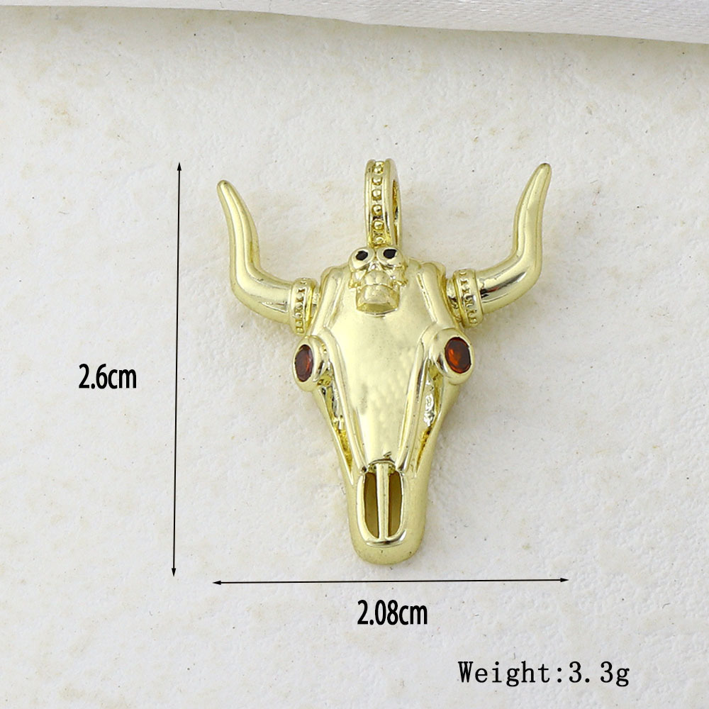 3g Weight Pendant Jewelry Making Type DIY Jewelry Accessories Classification 1 Piece Quantity Copper Material Animal Pattern All Seasons Season Plating Design Vintage Style, Classic Style Style 1 Piece Copper Animal Pendant 11