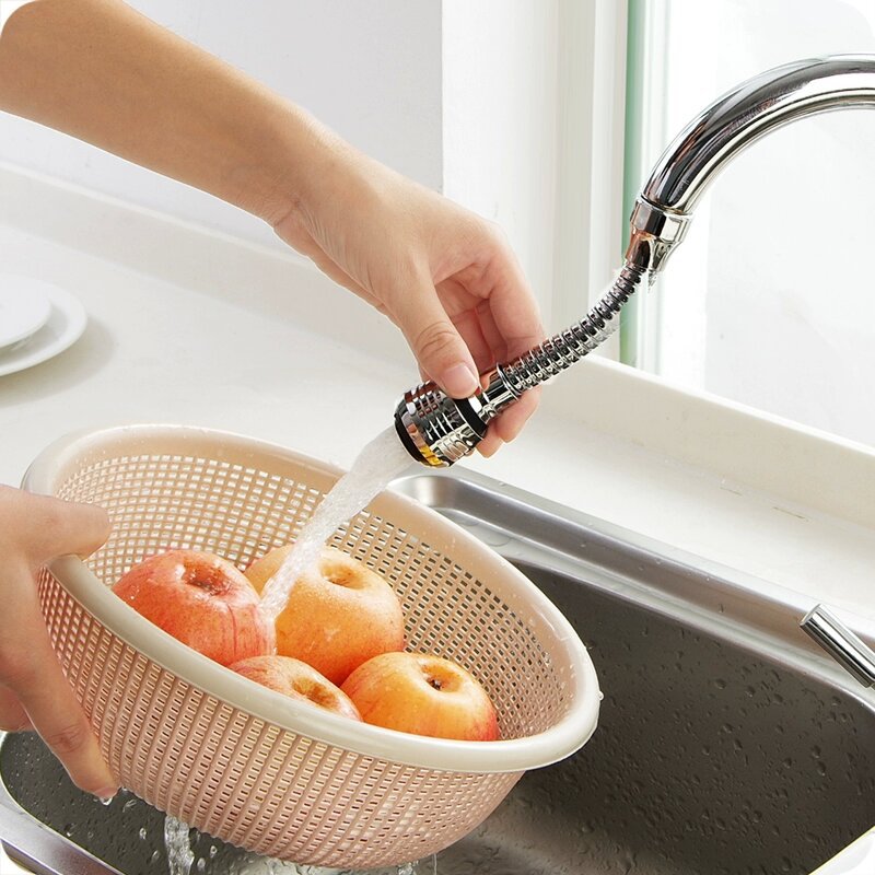 廚房水龍頭起泡器節水器過濾網嘴花灑延伸器萬向旋轉延長防濺水嘴