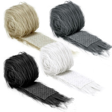 跨境圣诞毛绒宽条50CM裁剪毛绒皮草丝带角色扮演DIY工艺毛条辅料