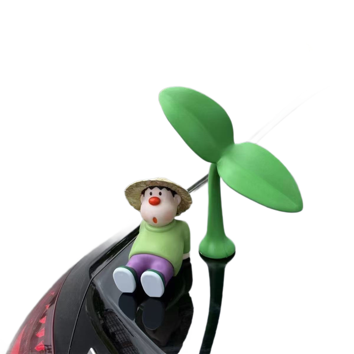 Crayon Shin-Chan Rotating Car Rear Decoration Cartoon Ornament for Car Dashboard Stress-Relief Cute Toy New Model