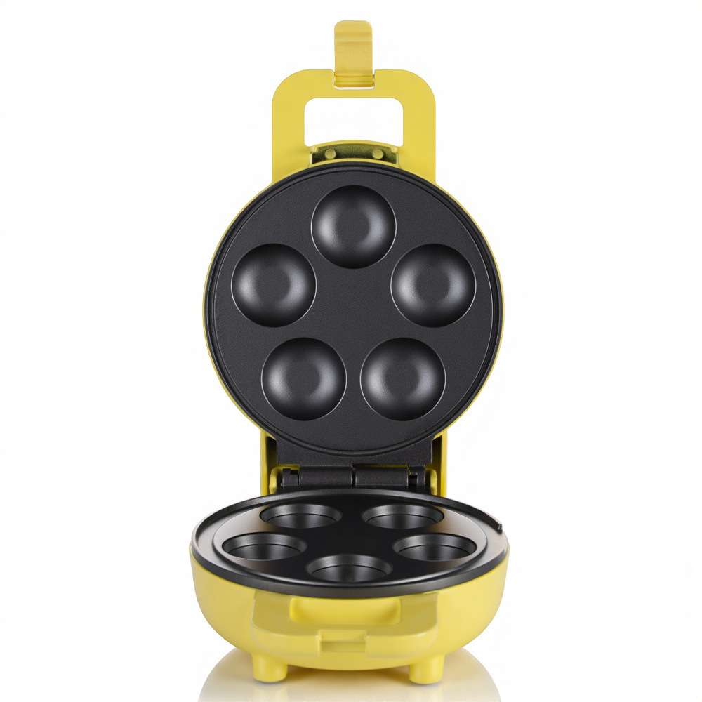 Máquina de tortas de cinco orificios para el hogar transfronterizo estándar europeo RAF Máquina de tortilla redonda para profundizar la máquina de tortas redondas Calentamiento uniforme de doble cara