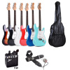 Guangzhou Musical Instruments Manufactor major wholesale Direct selling Electric Guitar suit 60 goods in stock Wholesale volume Cong