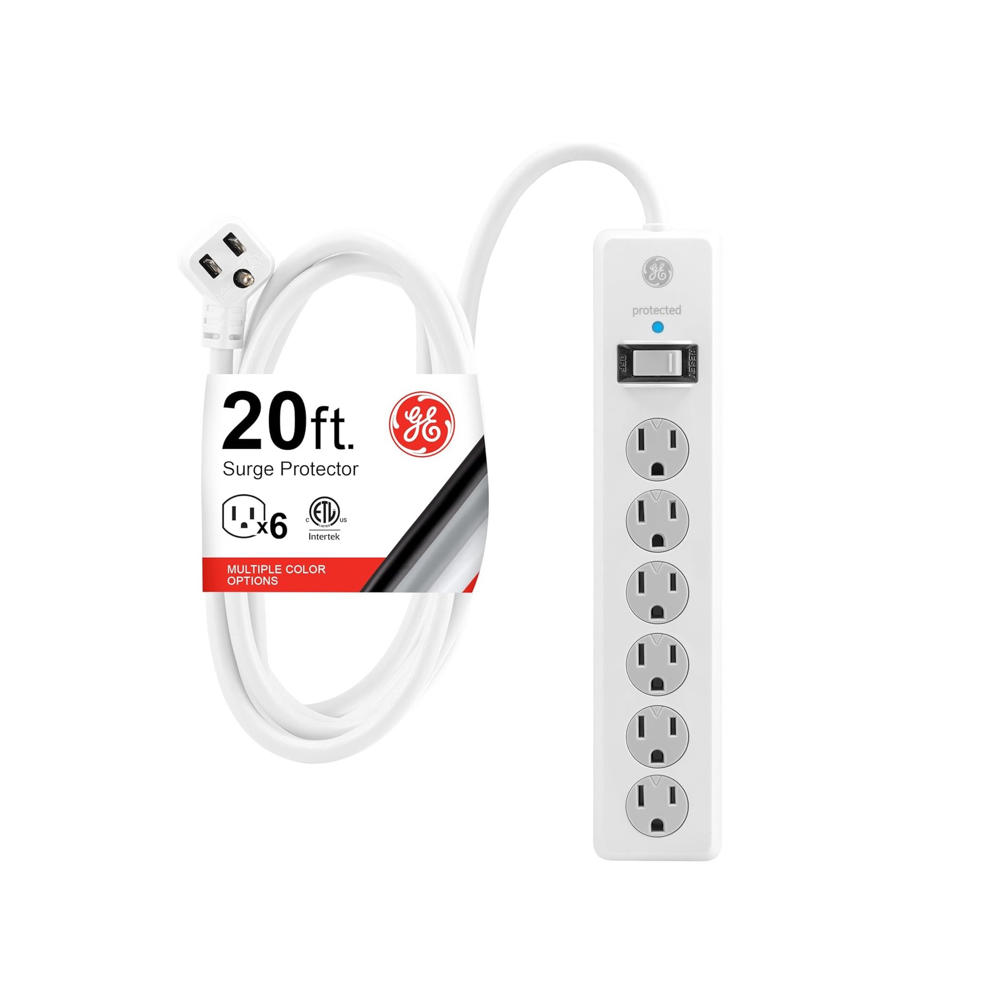 Cable multifuncional: el cable de alimentación de 20 pies (aproximadamente 6.1 m) está compuesto por un cable SJT de tamaño 14.
