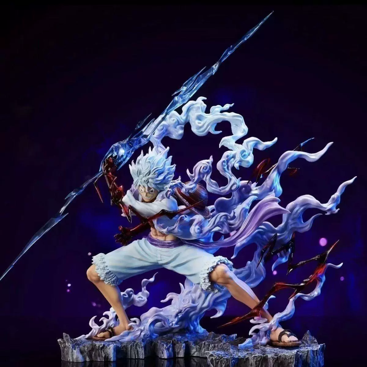 One Piece держит молнию 5-я передача Ника, дорога, Уинк, летающая рука, модель-орнамент, подарочная фигурка, цветная коробка и др.