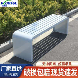 公园椅户外长椅室外带靠背休闲长凳铁艺实木庭院小区长条坐凳排椅
