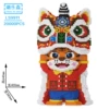 63CM lion dance tiger [color box installation]