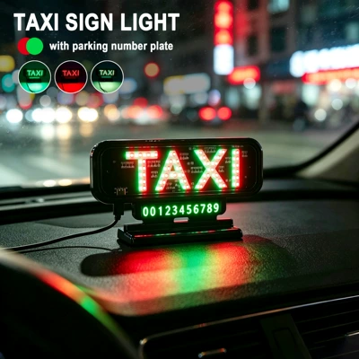 Cross-border, exclusively for LED taxi indicator lights, taxi lights, and empty car lights. USC-C interface, 5-6V, dual-color