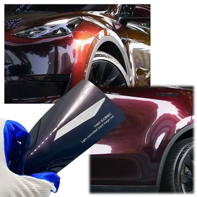 Wholesale Automotive Tpu Color-Changing Film, Glossy Black and Charming Red Car Paint Protection Film, Car Body Film, Color-Changing Film, Full Car Film P