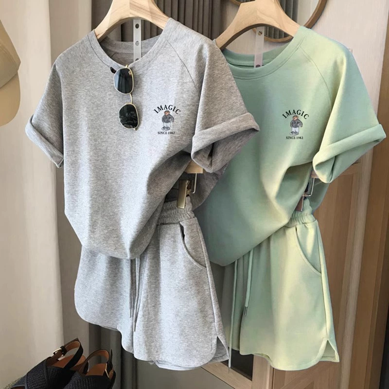 Шорты с короткими рукавами 2025 новая корейская версия