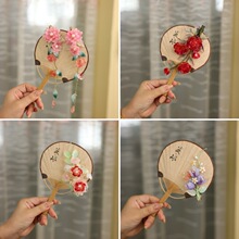 古风发夹新中式高级感小众手工串花发钗2025日常夹子复古发饰头饰