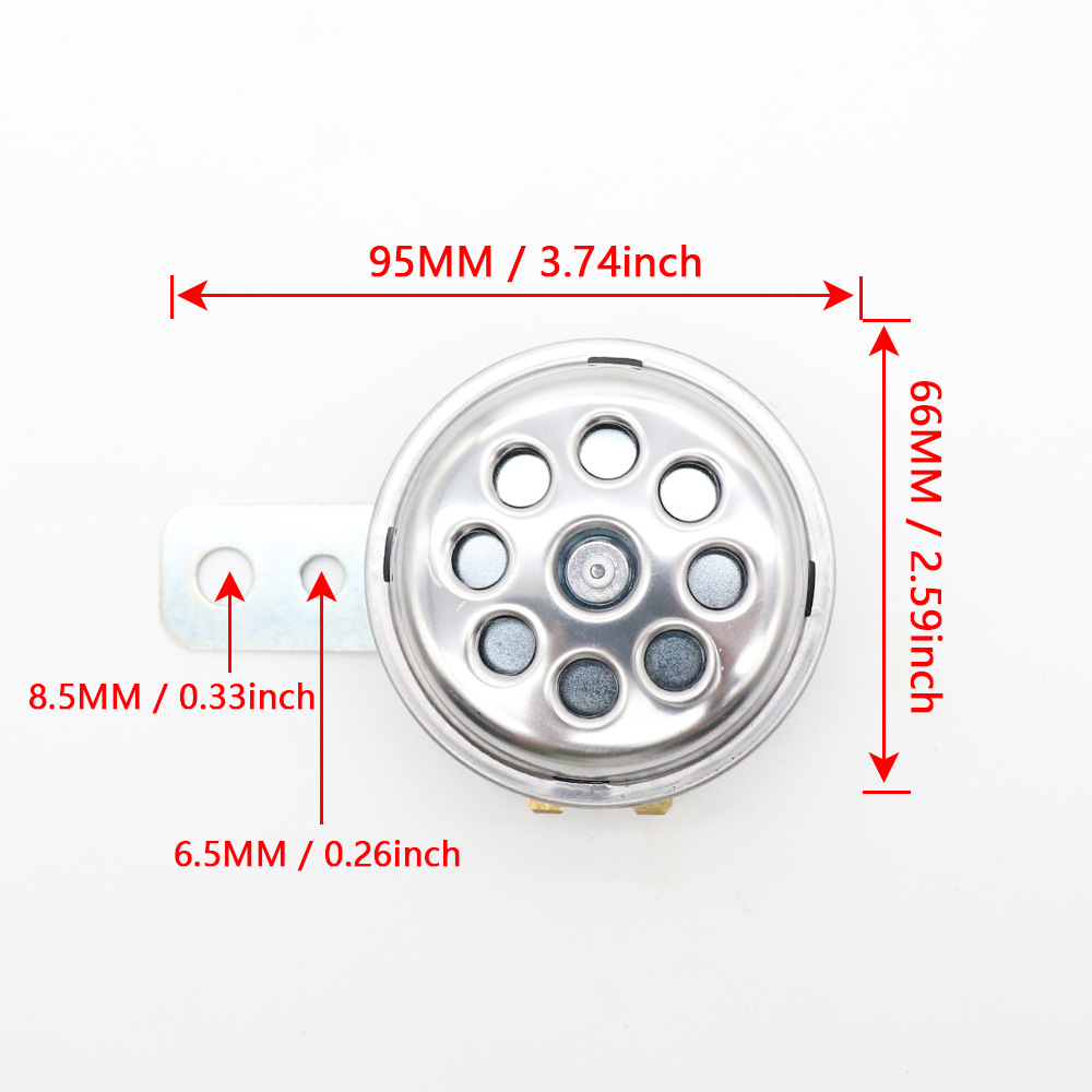 LVEE Liwei Horn Serie DL70 Motocicleta Coche eléctrico ATV Triciclo Kart Reemplazo Original 12V6V