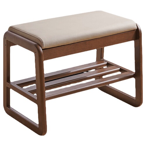 Jiayi solid wood shoe changing stool enters the door and puts on a shoe stool, a shoe cabinet, a shoe rack, a long changing stool at the door