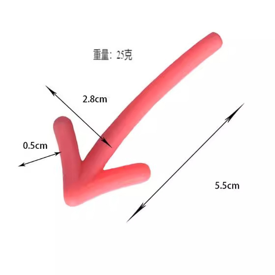 Yun Arce creativo lindo interesante flecha forma refrigerador imán 3D tridimensional mensaje pizarra imán