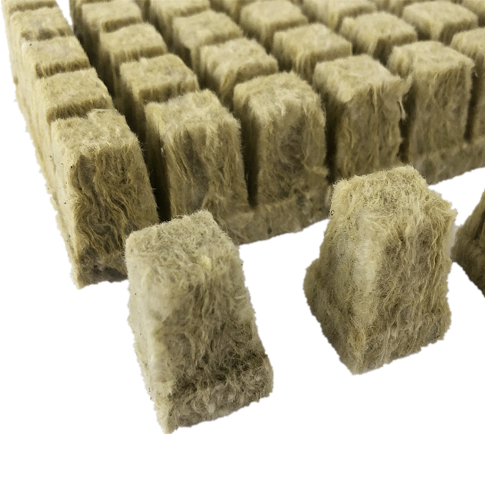 Grodan holandés lana de roca agrícola enchufe cultivo sin suelo sustrato corte hidropónico clonación siembra de plántulas bloque de embalaje