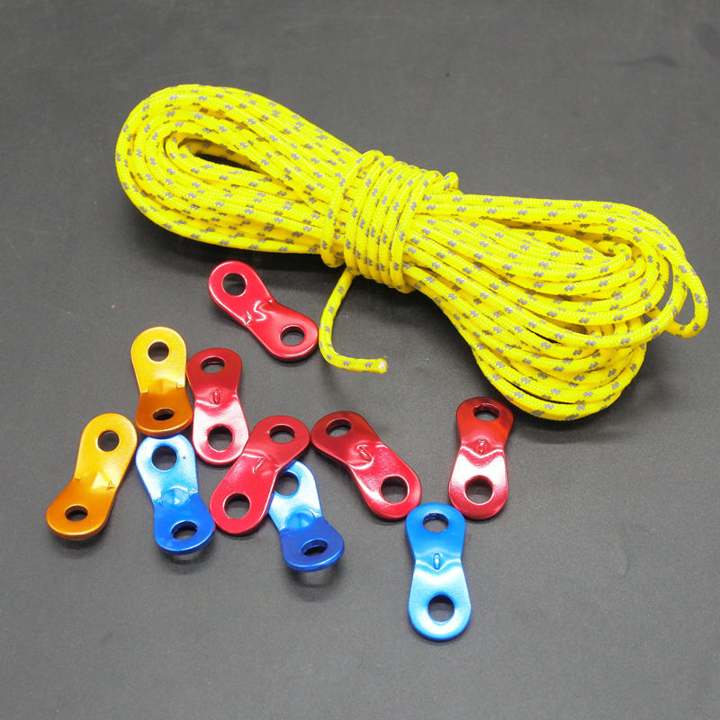 3mm帐篷防风绳 帐篷反光固定拉绳 户外高亮反光绳 七芯伞绳