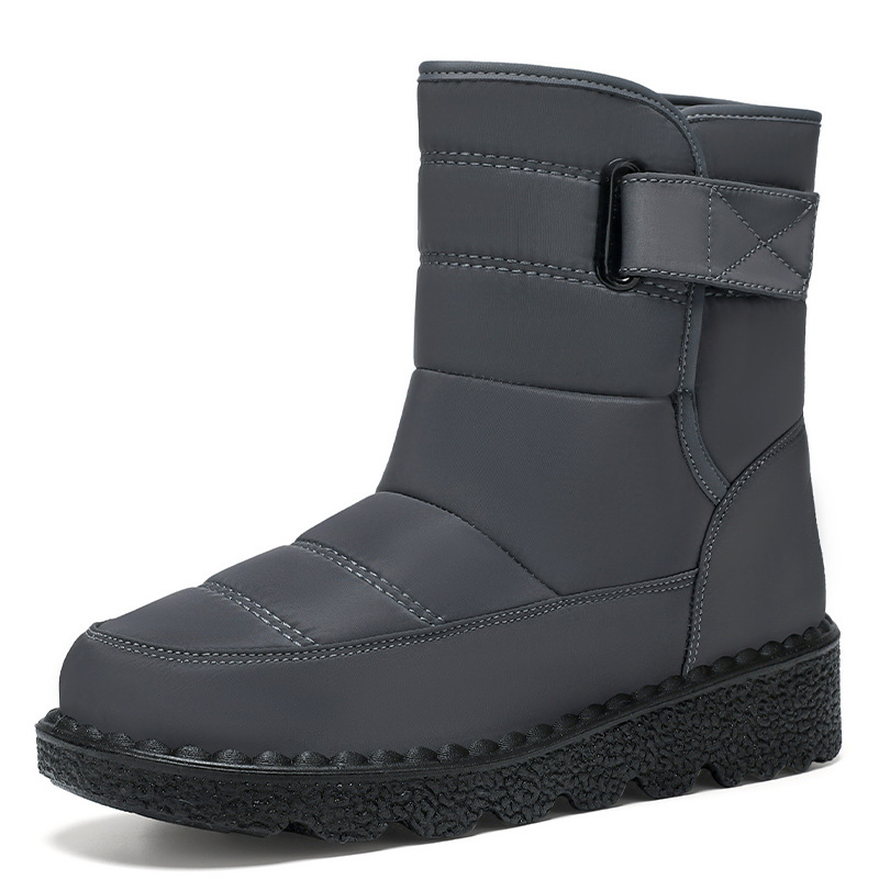 Botas de algodón invierno nuevo estilo más terciopelo grueso zapatos de algodón de caña alta viajes al aire libre botas de nieve comercio exterior botas de mujer de gran tamaño