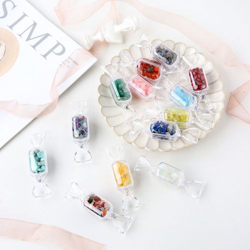 Cross-border natural crystal gravel candies, crystal raw stones, children's science teaching gifts, Halloween gifts, wholesale