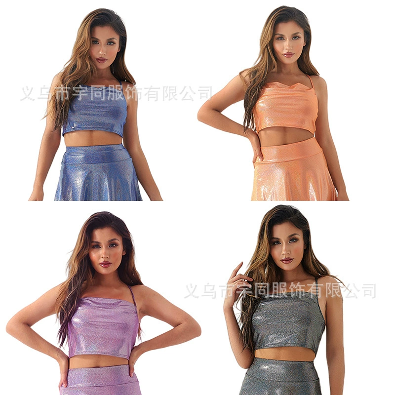 Прямые продажи с воротом и красивой спиной камзол Летняя Сексуальная верхняя одежда нижний Жилет универсальный приталенный камзол короткий топ без рукавов