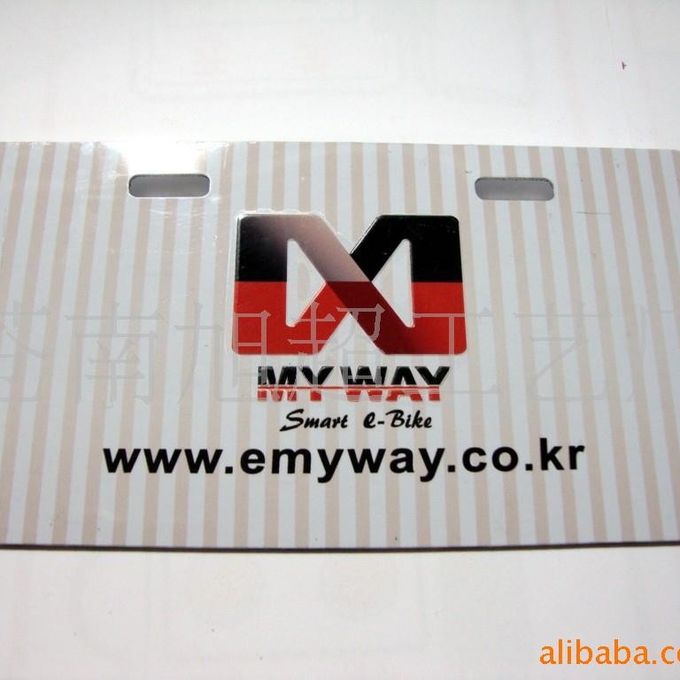 厂家防腐蚀凹凸锌合金铭牌印刷二维码商标铜牌电镀家具牌