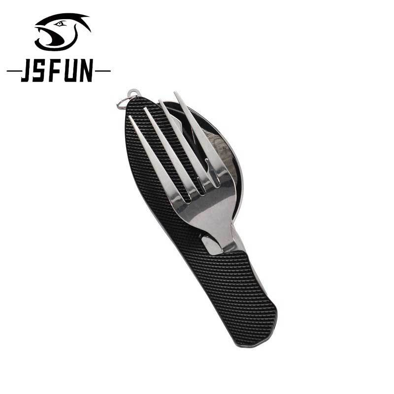 Outdoor Picnic Knife Detachable Three-In-One Combination Outdoor Travel Cutlery Knife Insert Wholesale Multi-Functional Folding Knife