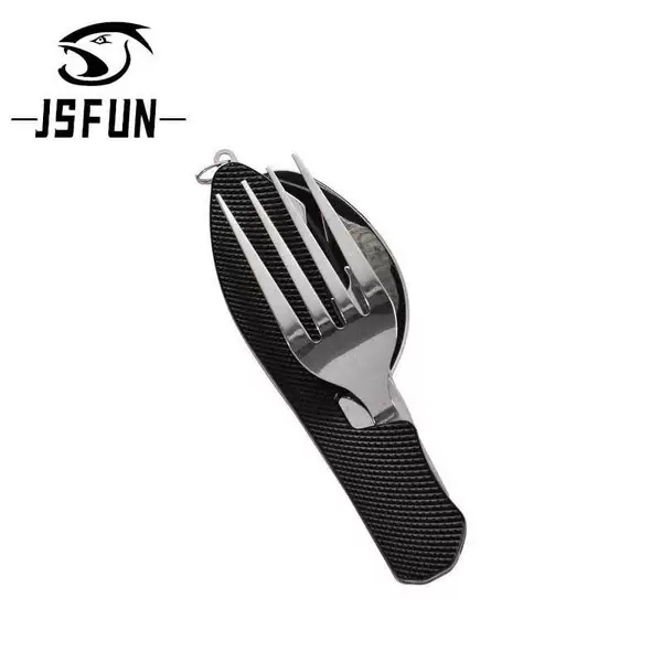Outdoor Picnic Knife Detachable Three-In-One Combination Outdoor Travel Cutlery Knife Insert Wholesale Multi-Functional Folding Knife