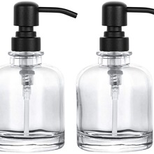 家用按压式洗手液玻璃分装瓶酒店民宿乳液沐浴露空瓶洗发水瓶批发