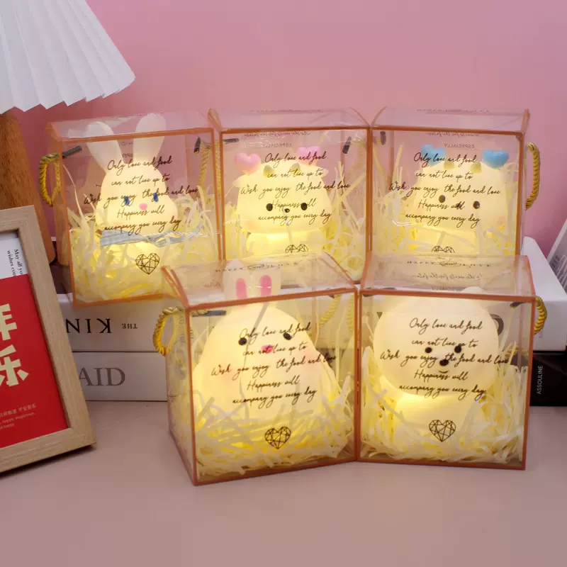 创意龙年小夜灯夜市摆地摊发光玩具中秋节礼物伴手礼创意礼品套装