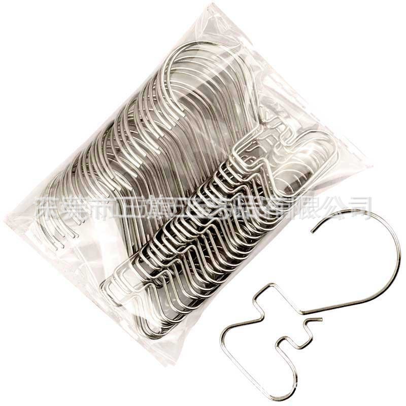 50mm 크리스마스 스타킹 후크-실버(20개/팩)