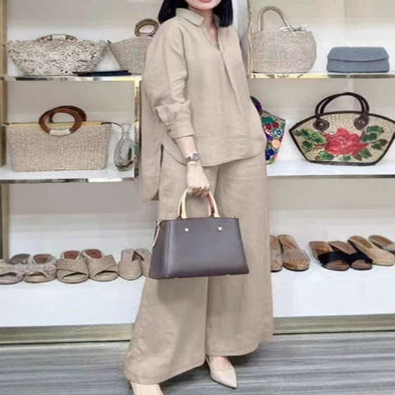 Suit New Style Casual Wide Leg Pants Temperament