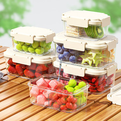 屋外フルーツアイスクリッパーポータブル弁当箱プラスチック密封ボックス食品グレードの家庭用冷蔵庫収納ボックス