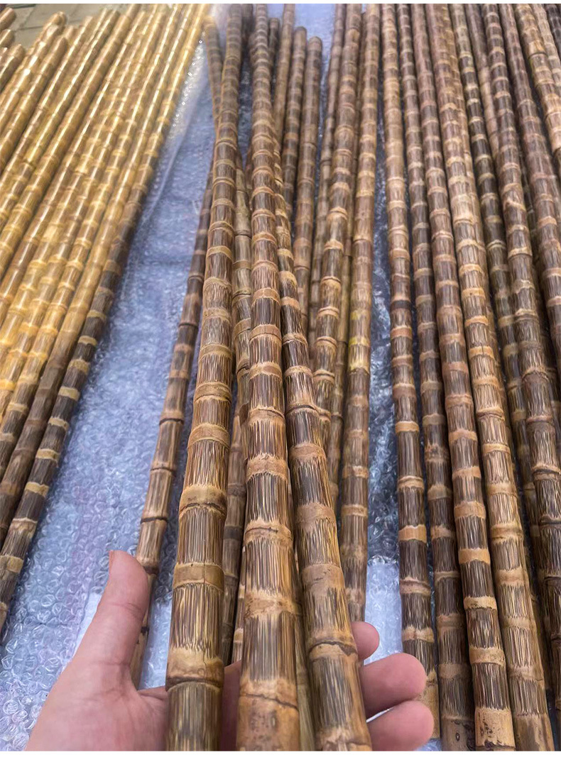 龙血金丝竹密节纯手工打磨实心武术竹棍棕竹教鞭手杖登山杖手拐杖-阿里巴巴