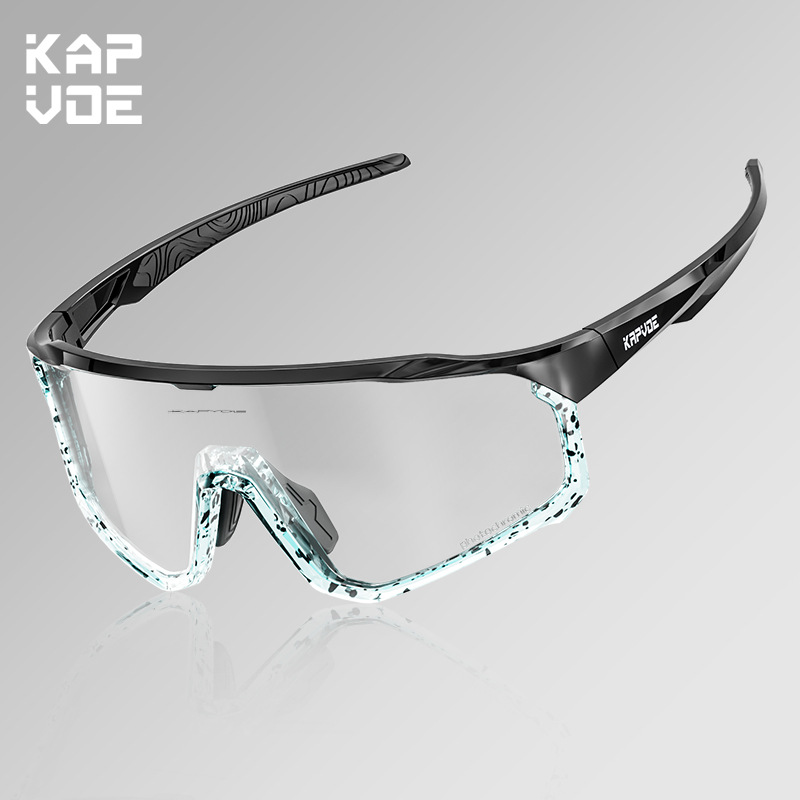 Gafas Fotocromáticas de Ciclismo TR90 Marco Desmontable A Prueba de Viento para Deportes al Aire Libre
