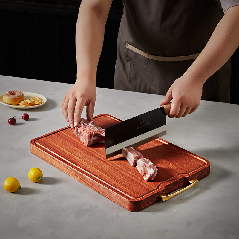 Antibacterial double-sided non-slip big cutting board from natural…
