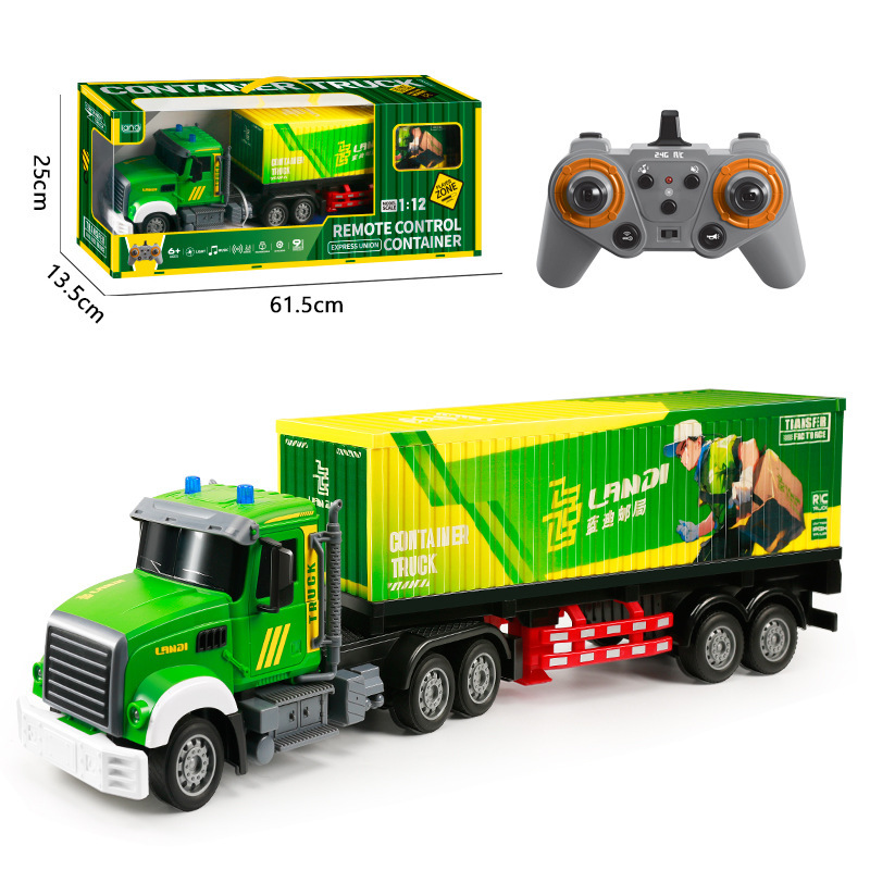 Exported to Southeast Asia, Russia, the United States, Europe, Bsci Factory Direct Sales Rc Trailer Toy Express Remote Control Car