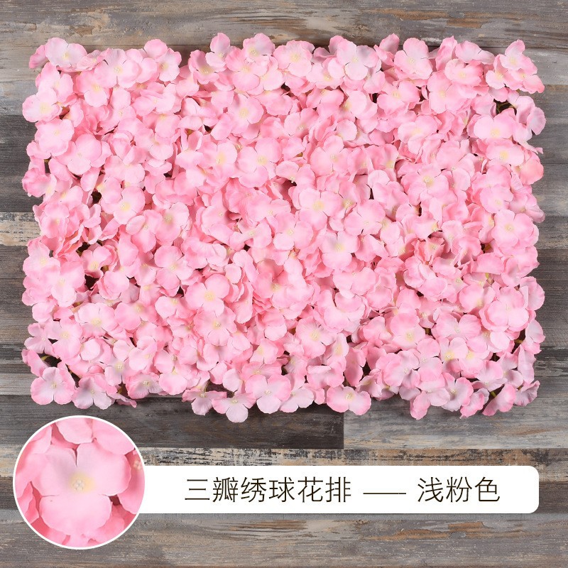 Muro de Flores de Hortensia para Decoración de Bodas, Arreglo Floral, Fondo de Pantalla, Alfombra de Pared, Arreglo Floral Artificial, Muro de Flores Famoso en Internet, Decoración de Bodas al por Mayor