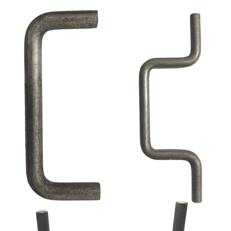 Formulate iron welding solid handle equipment cabinet door drawer special-shaped U-shaped double-bent carbon steel handle 8mm10mm12mm