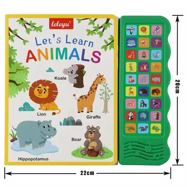 [Battery model does not come with battery] Forest Animal Side Button Audiobook LWB411