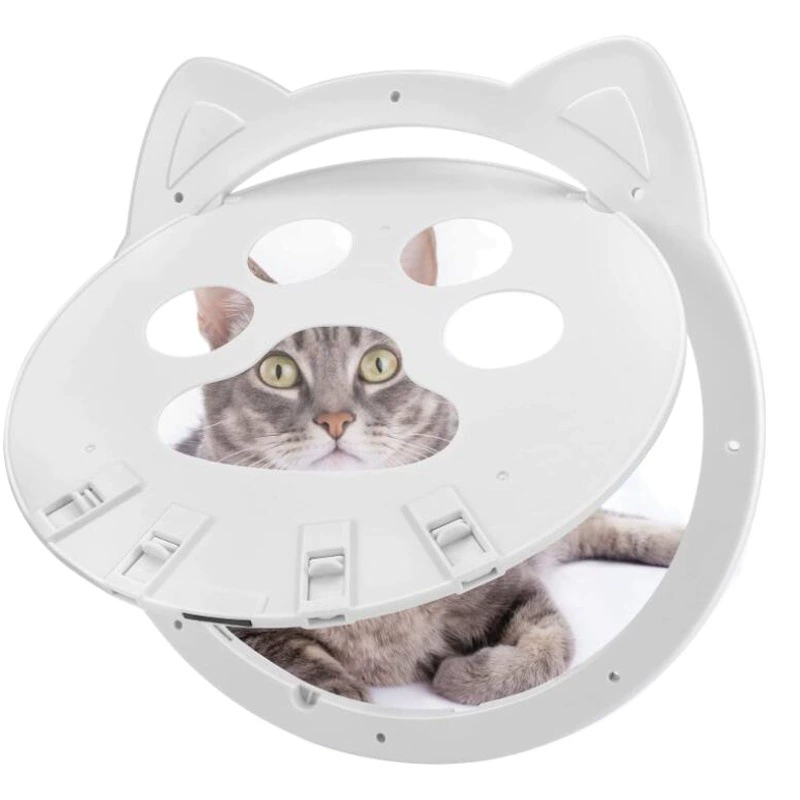 Трансграничная кошка поставляет кошка дверь собака дверь отверстие может контролировать направление доступа дверь любимчика кошка питомник зоотовары