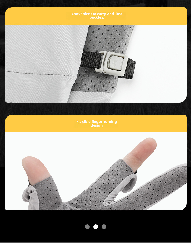 Ice Silk sun protection gloves men's summer UV protection outdoor sports fishing gloves non-slip open finger touch screen XG59_maomaolike.com