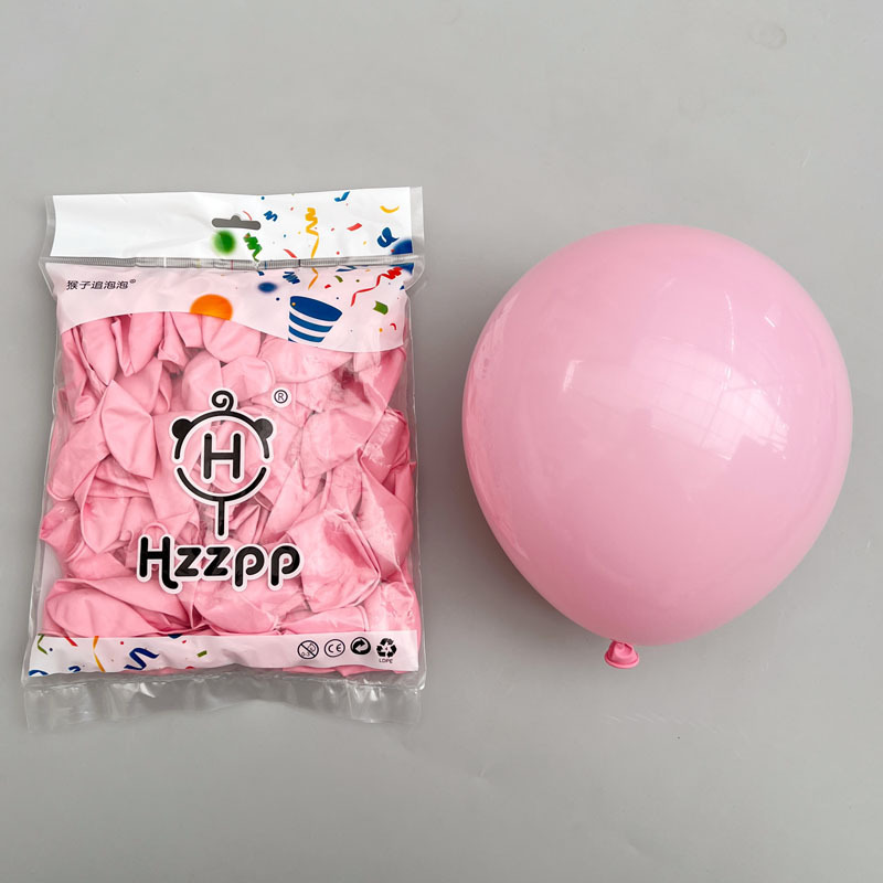 1.5克加厚儿童乳胶气球可爱多款混搭卡通气球彩色圆形马卡龙气球|undefined