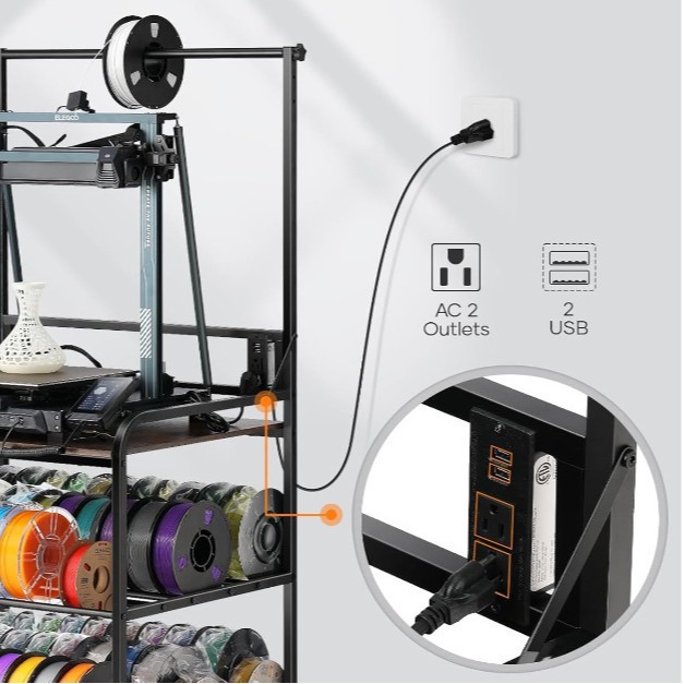Printer, storage, tubing, 3D