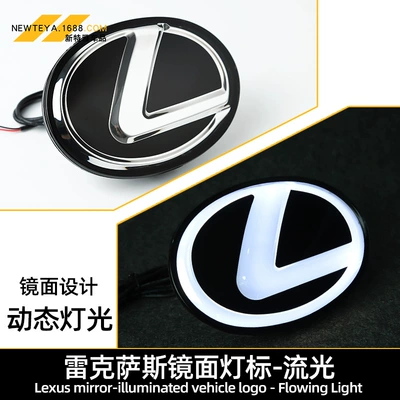 LED dynamic flowing light tail | Car logo