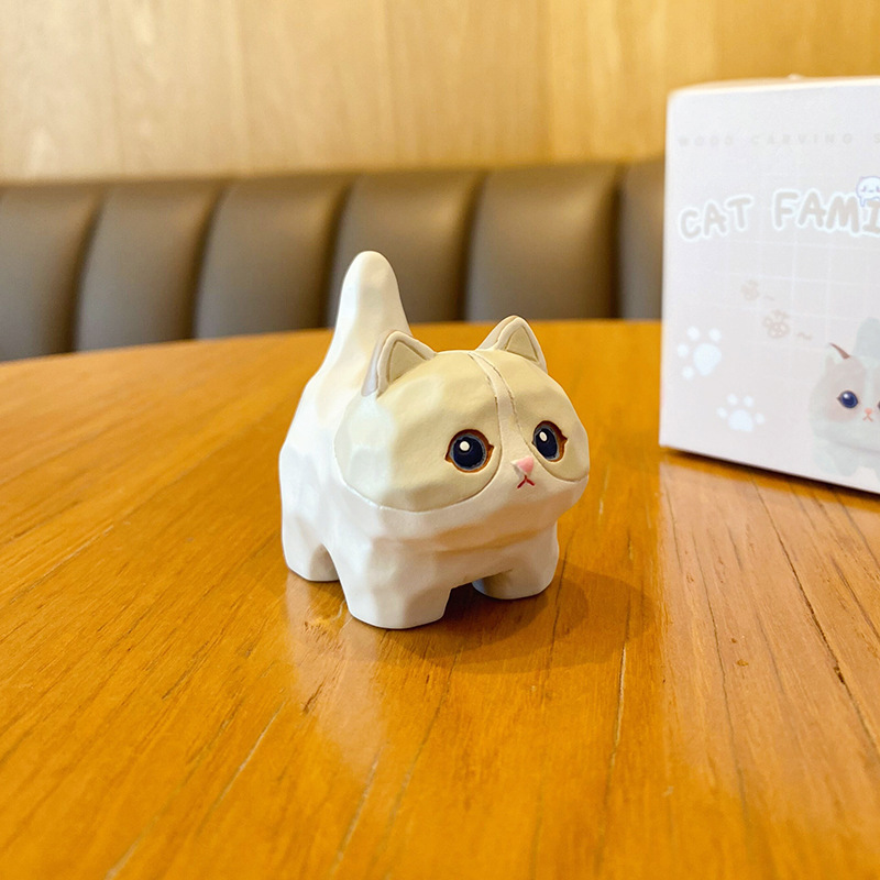 Оригинальная модель деревянного каркаса с ветром мяу