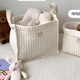 Nordic Ins Style Baby Bedside Storage Hanging Bag Baby Bottle Diaper Finishing Hanging Bag Cart Hanging Basket Handbag