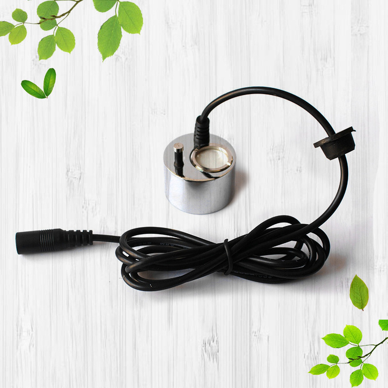 Múltiples especificaciones atomizador ultrasónico sola cabeza piscina bonsai rocalla atomizador cabeza atomización humidificador Accesorios