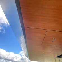 3mm 4mm厚木纹银灰色纯白铝塑板吊顶板天花板可冲孔雕花铝复合板