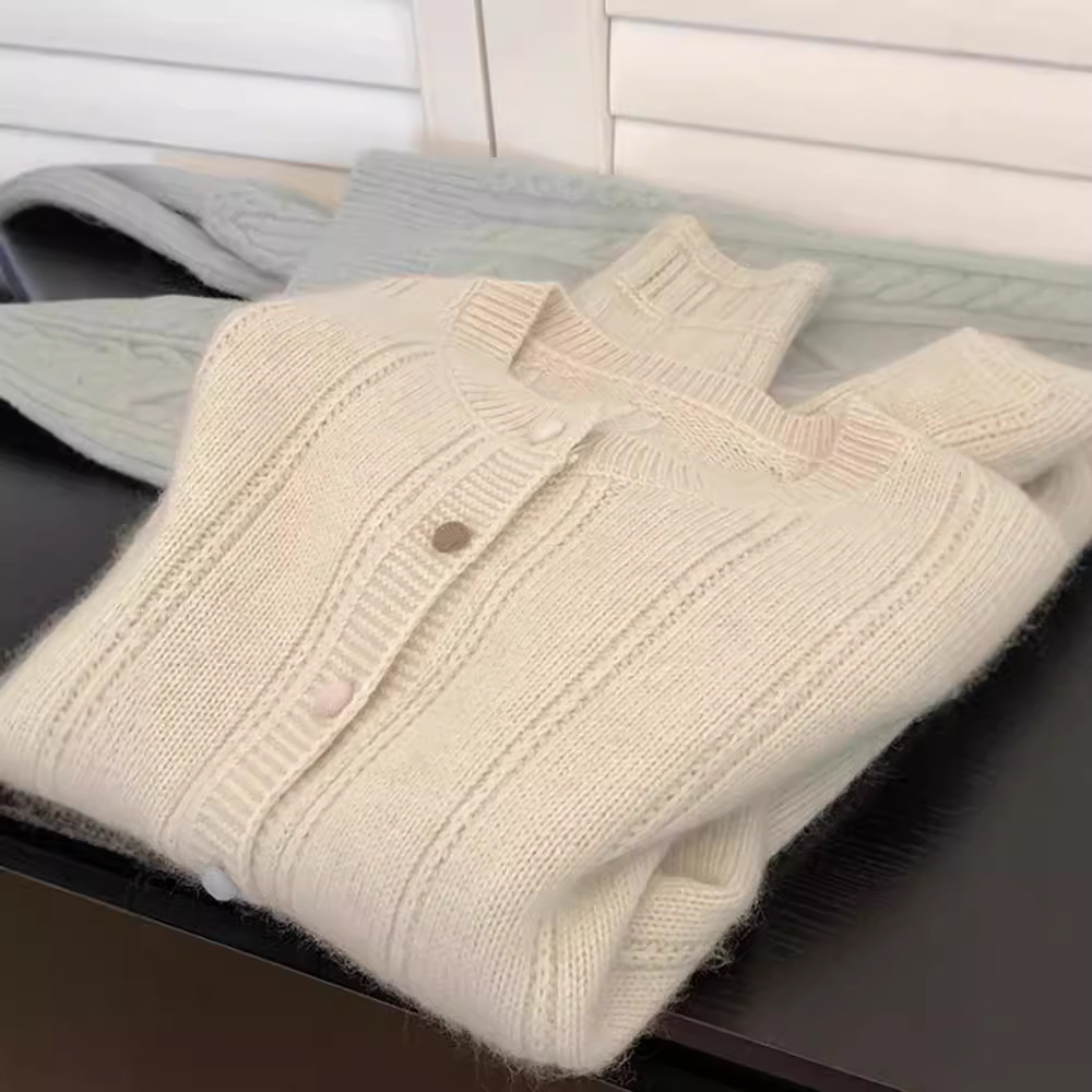 Knitted autumn cardigan