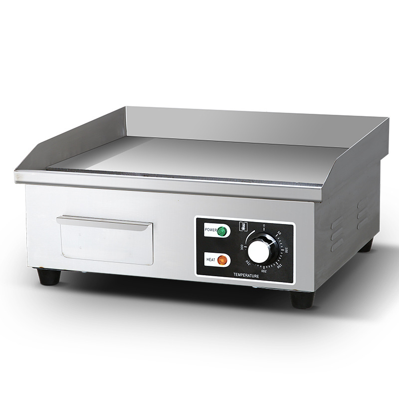 Jiaboli/máquina para hacer tortitas de mano/parrilla eléctrica comercial/teppanyaki/equipo de puesto de parrilla de gas freidora grande