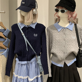 KEKEZOON �����Y�̽��黨POLO�Iײɫ���ſ��L��ᘿ���ë��Ů 8494