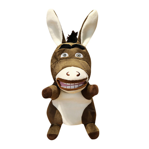 [Wholesale] Farm animals can open their mouths, large size hand puppets, Rabbits, Donkeys, Pandas, Unicorns, Roosters